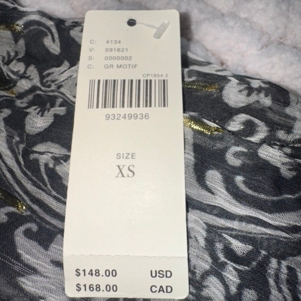 Anthropologie Maeve Boho Paisley Print Mini Romper XS Black Lace Trim Sleeveless - Picture 7 of 9